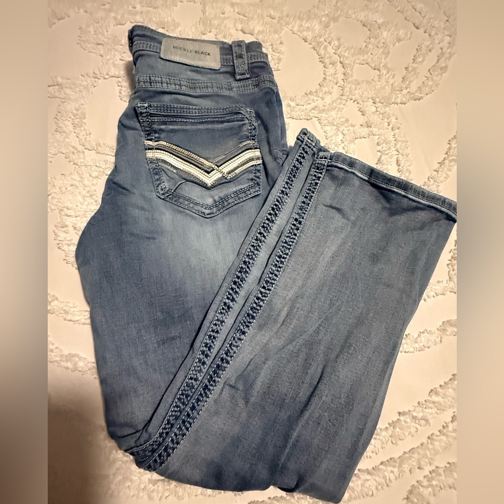 Stylish Buckle Black 🖤👖Men’s Jeans Fit No.3 👖🖤 33x 30